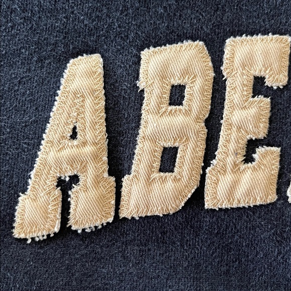 Vintage Abercrombie & Fitch Navy Crewneck Sweatshirt Size S - Picture 10 of 14